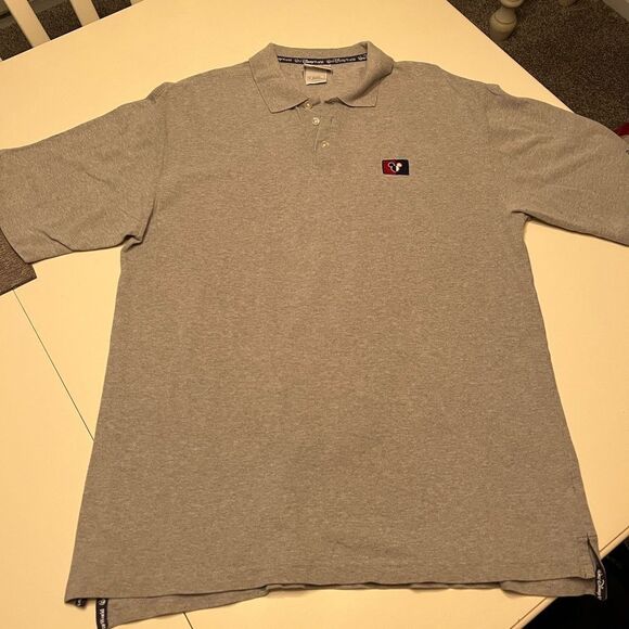 Walt Disney World Official Mickey Mouse Logo Gray Polo Shirt sz XL EUC - Picture 1 of 7